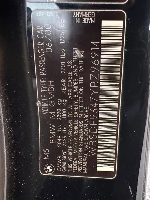 Used 2000 BMW M5 image 21