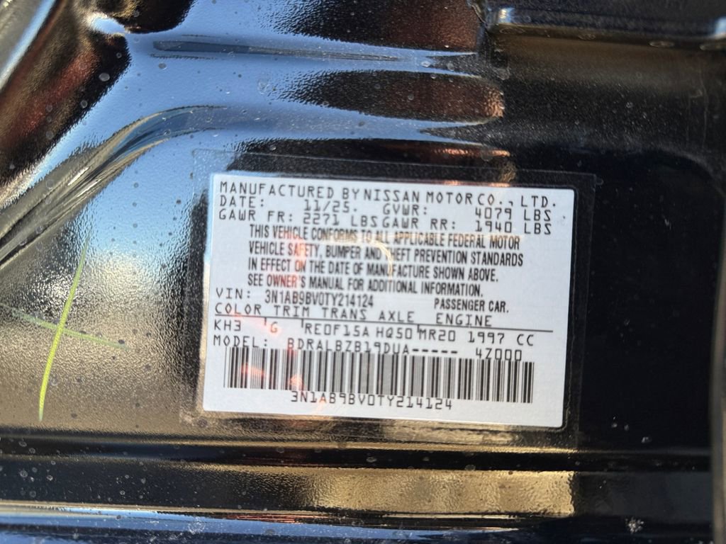 New 2026 Nissan Sentra S w/ Floor Mat Package image 24