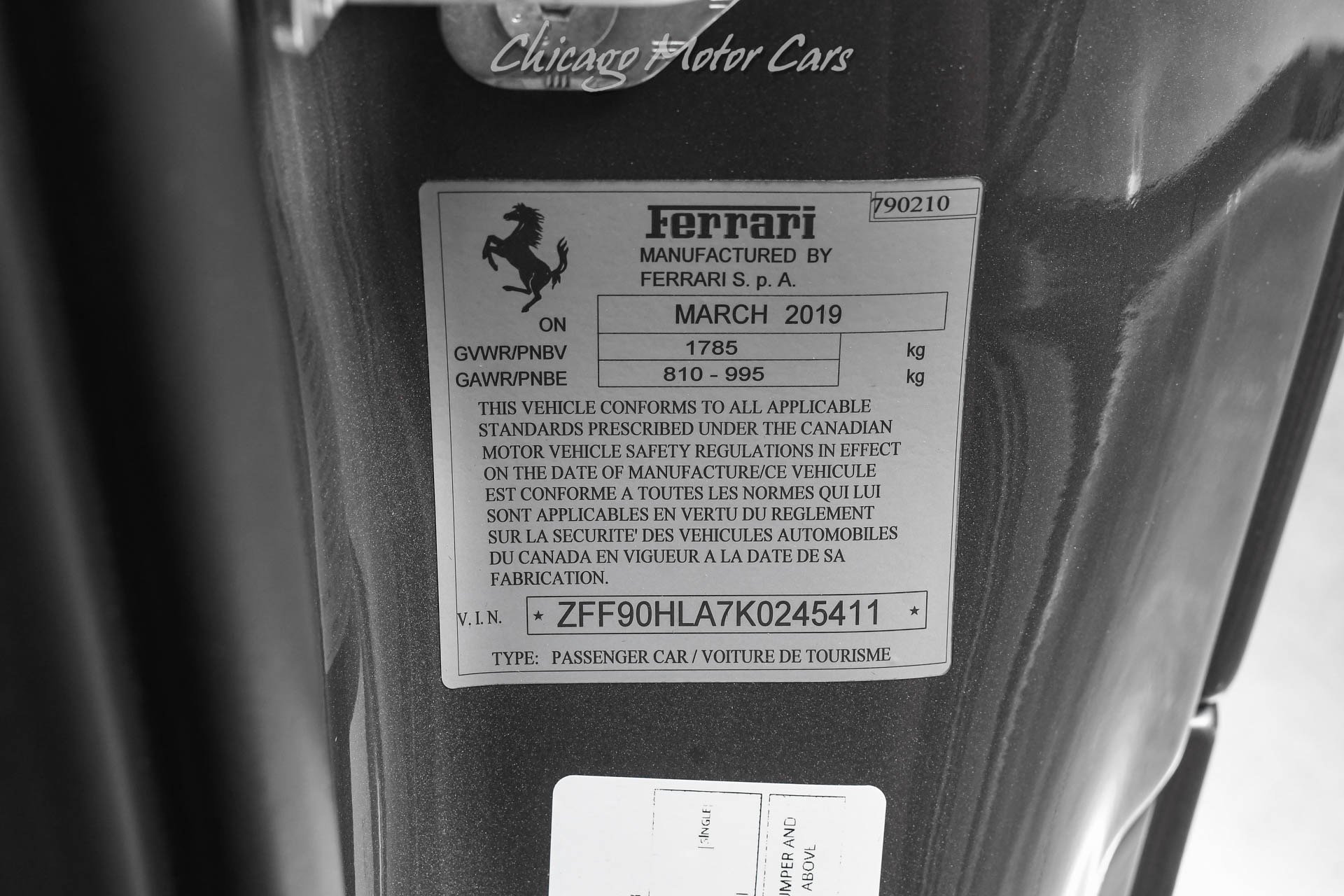 Used 2019 Ferrari 488 Pista Coupe RWD image 63