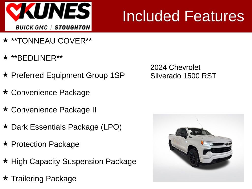 Used 2024 Chevrolet Silverado 1500 RST w/ Convenience Package II image 3