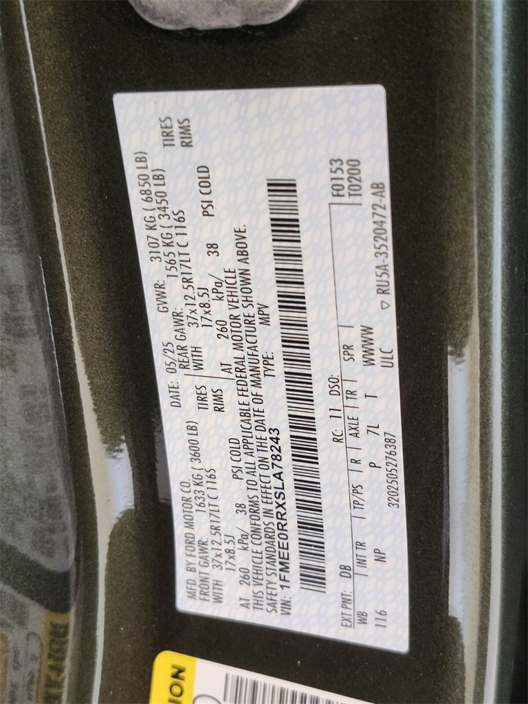 New 2025 Ford Bronco Raptor image 31