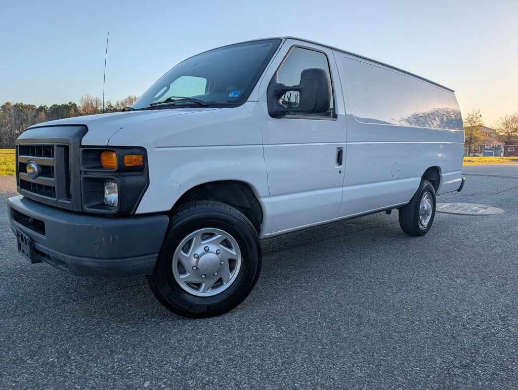 Used 2012 Ford E-350 and Econoline 350 Extended Super Duty w/ Commercial Cargo Van Pkg RWD image 1