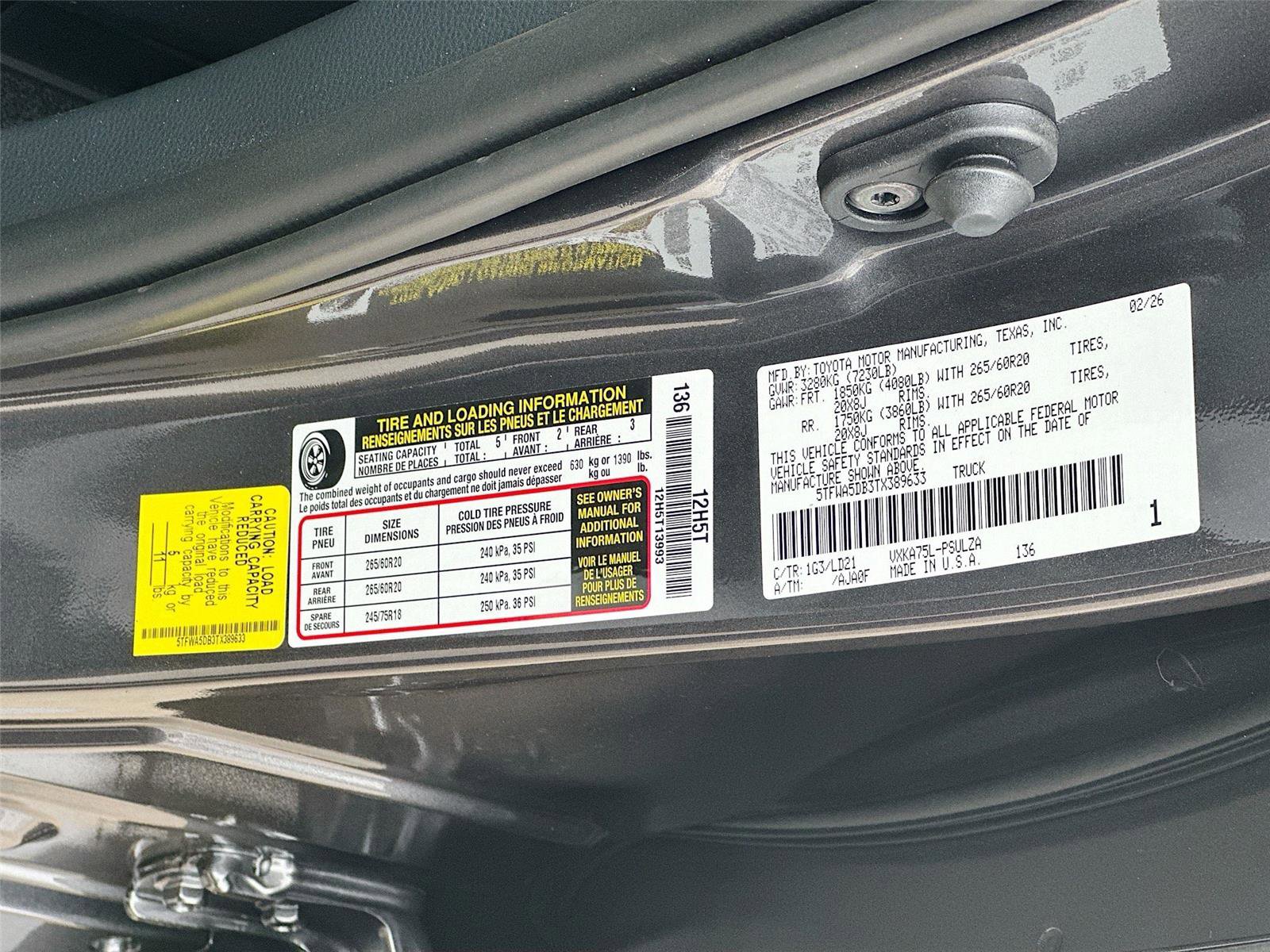 New 2026 Toyota Tundra Limited image 23