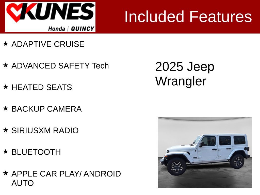 Used 2025 Jeep Wrangler Unlimited Sahara AWD/4WD image 2