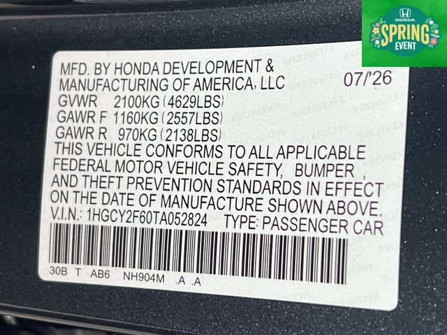 New 2026 Honda Accord EX-L image 31