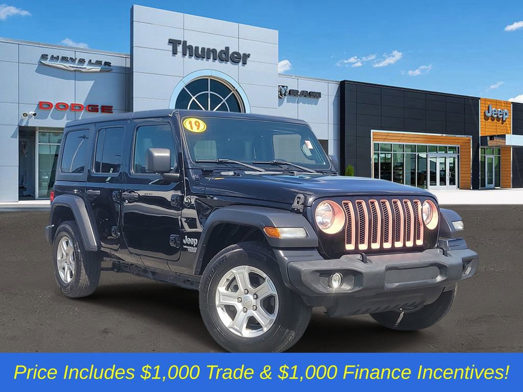 Used 2019 Jeep Wrangler Unlimited Sport S image 1
