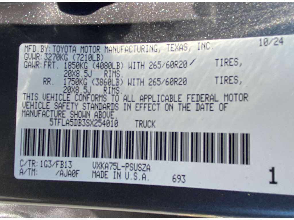 Used 2025 Toyota Tundra SR5 w/ SR5 Convenience Package image 19