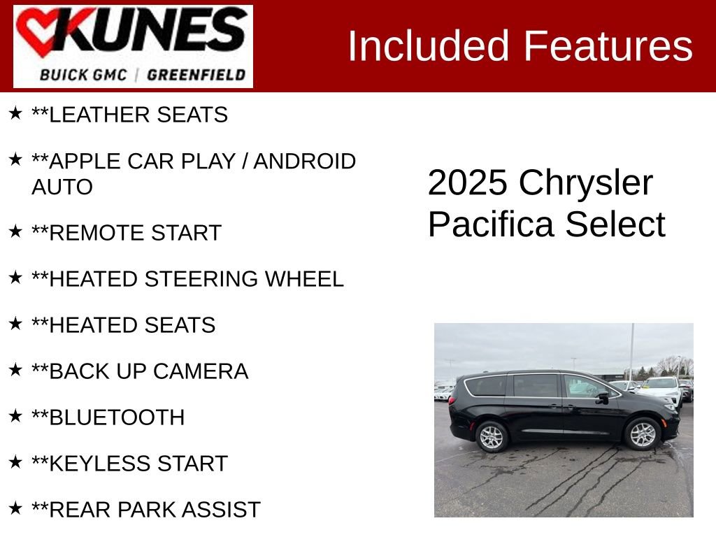 Used 2025 Chrysler Pacifica Select image 2