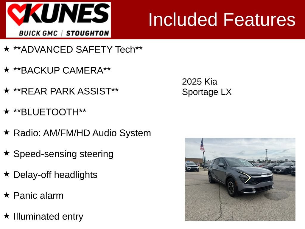 Used 2025 Kia Sportage LX FWD image 2