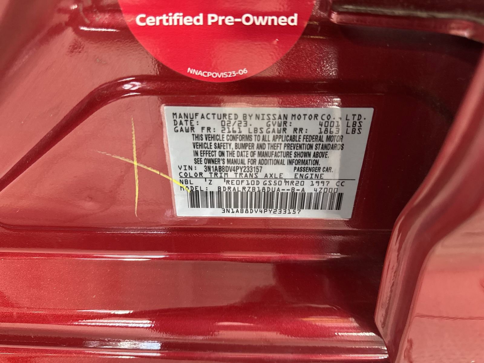 Used 2023 Nissan Sentra SR w/ Electronics Package image 40