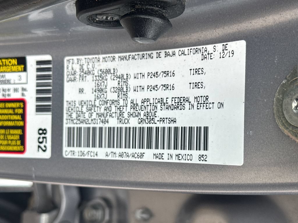 Used 2020 Toyota Tacoma SR5 AWD/4WD image 46