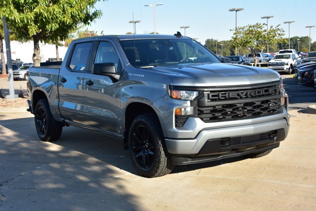 Used 2024 Chevrolet Silverado 1500 Custom w/ Turbomax Blackout Package AWD/4WD image 3
