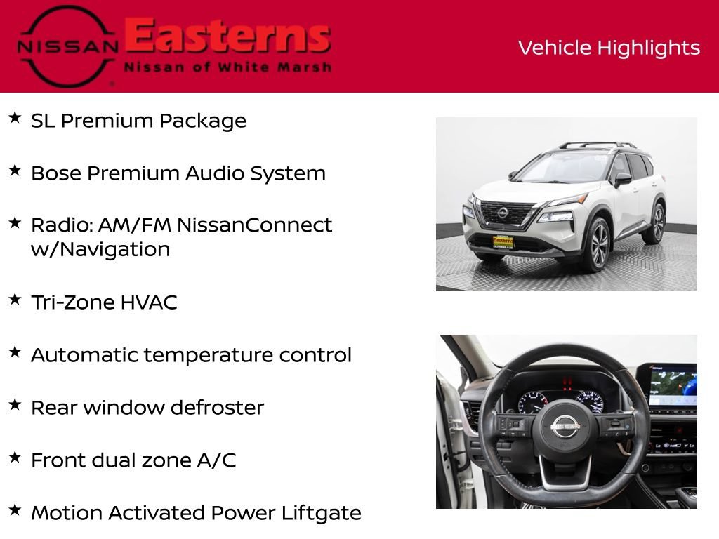 Used 2023 Nissan Rogue SL w/ SL Premium Package AWD/4WD image 11