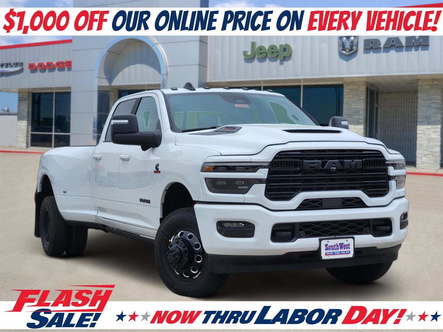 New 2026 RAM 3500 Laramie AWD/4WD 360° Tour