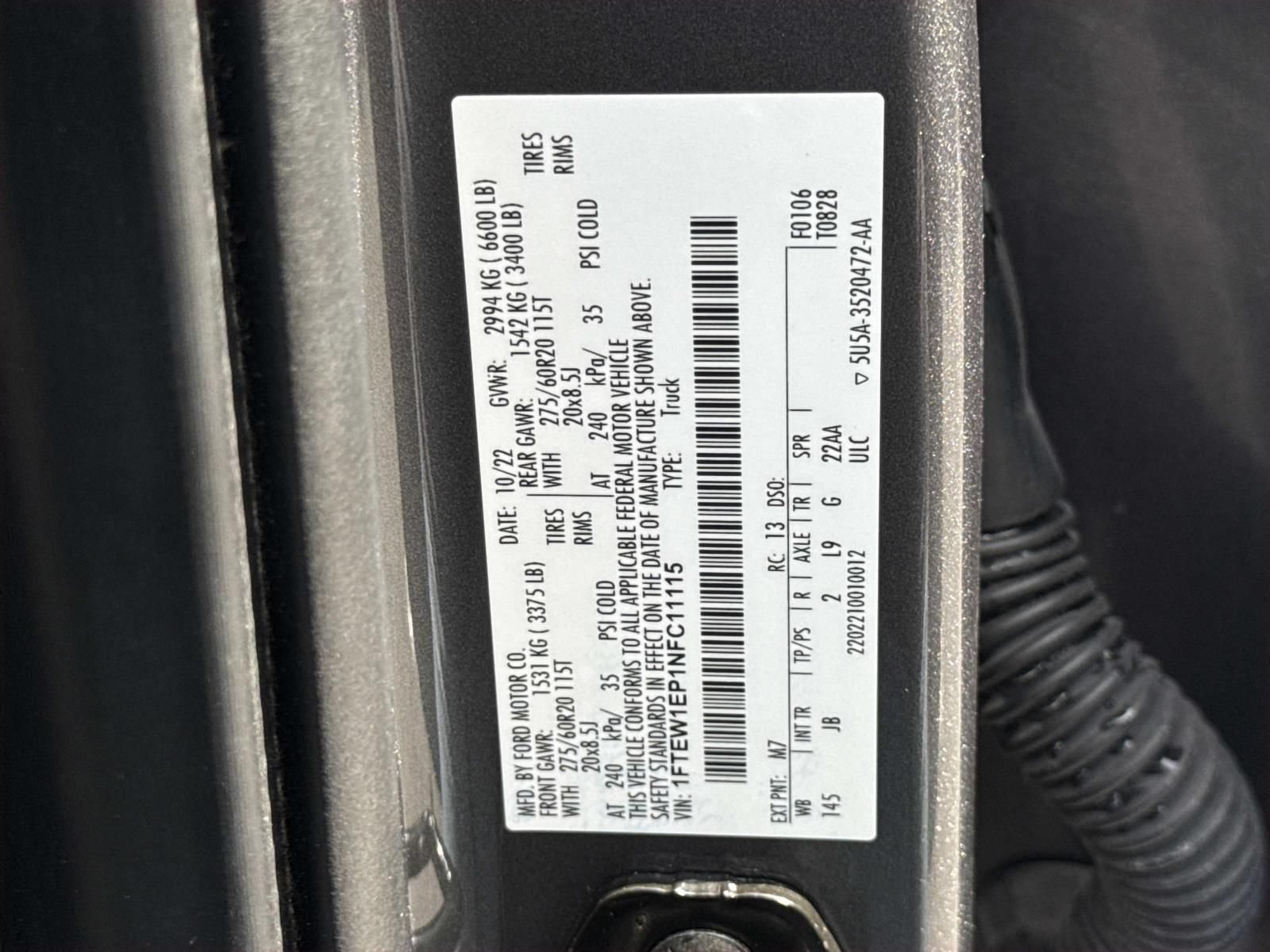 Used 2022 Ford F150 XL w/ STX Appearance Package AWD/4WD image 29