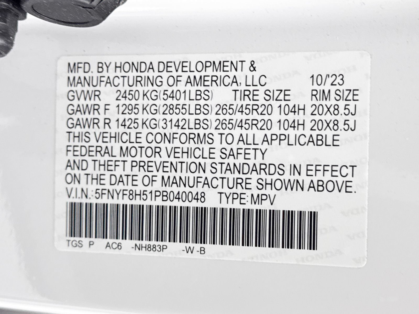 Used 2023 Honda Passport EX-L image 38