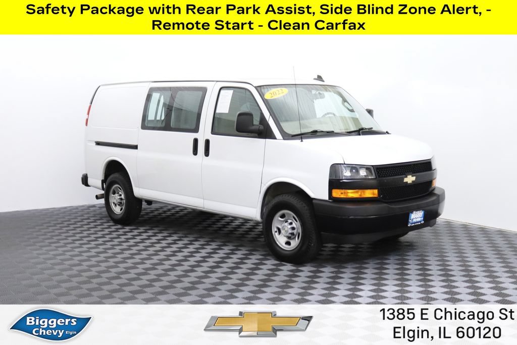Used 2022 Chevrolet Express 2500 w/ Safety Package RWD image 1