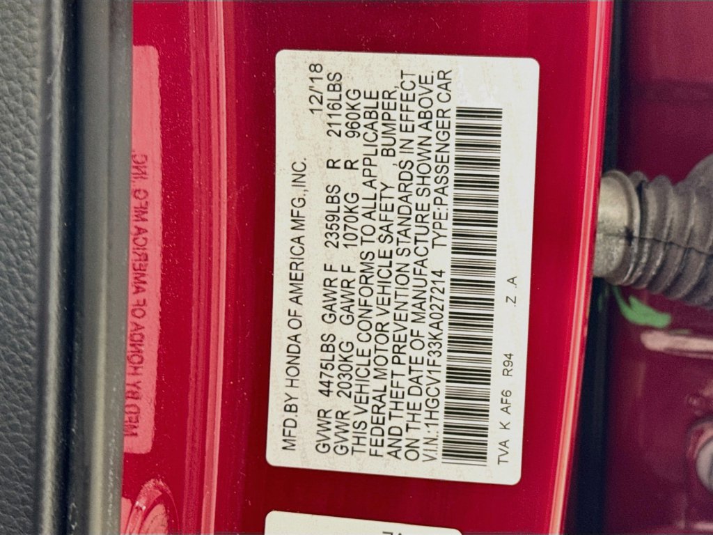 Used 2019 Honda Accord Sport image 34