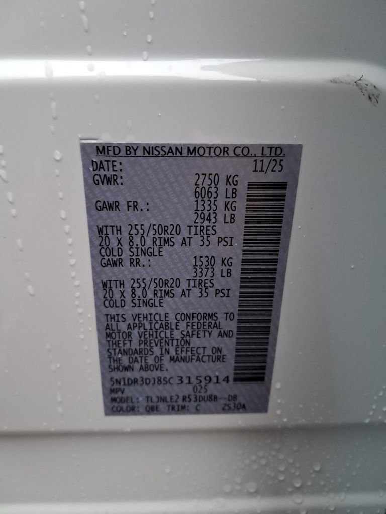 New 2025 Nissan Pathfinder Platinum w/ Cargo Package image 31