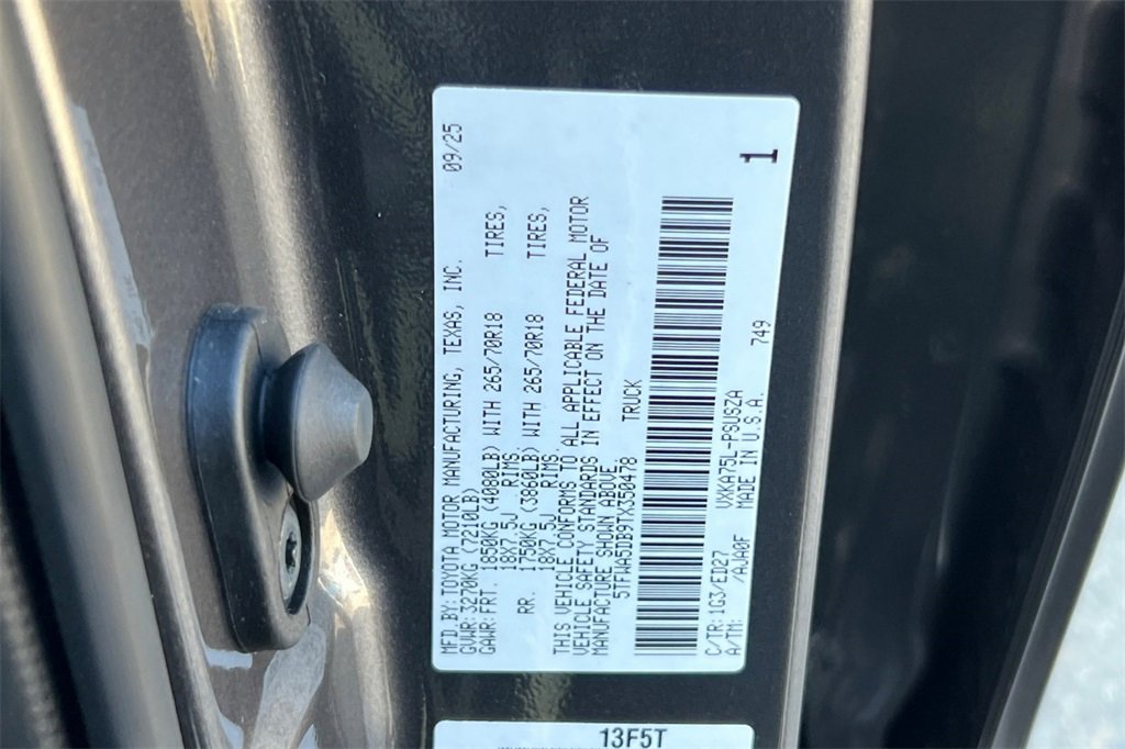 New 2026 Toyota Tundra Limited image 28