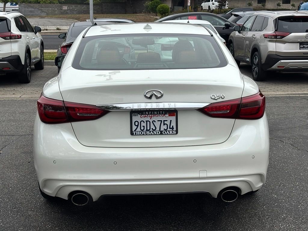 Certified 2023 INFINITI Q50 Luxe w/ Cargo Package RWD image 6