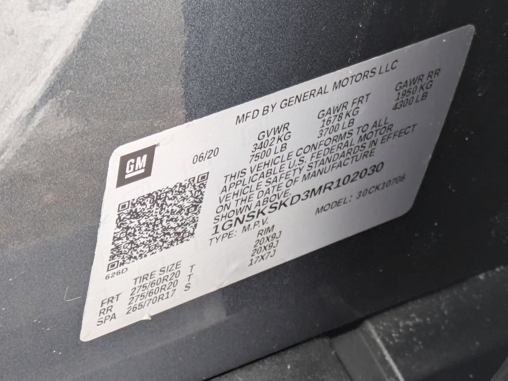 Used 2021 Chevrolet Tahoe Premier w/ Premium Package AWD/4WD image 34