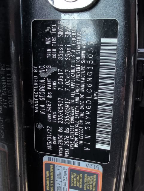 Used 2022 Kia Sorento LX AWD/4WD image 26