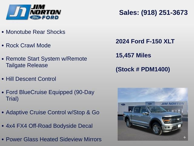 Used 2024 Ford F150 XLT w/ Equipment Group 302A MID image 38