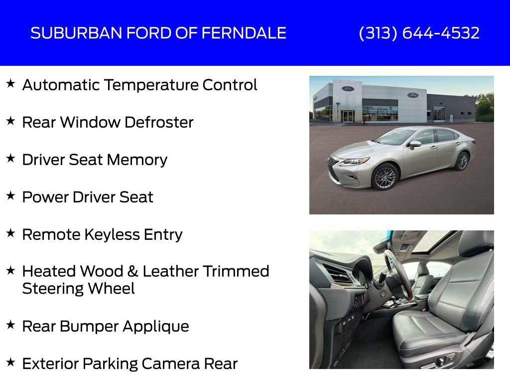 Used 2018 Lexus ES 350 w/ Premier Package image 13