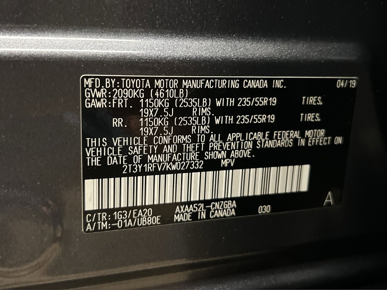 Used 2019 Toyota RAV4 Limited w/ Cold Weather Package image 26