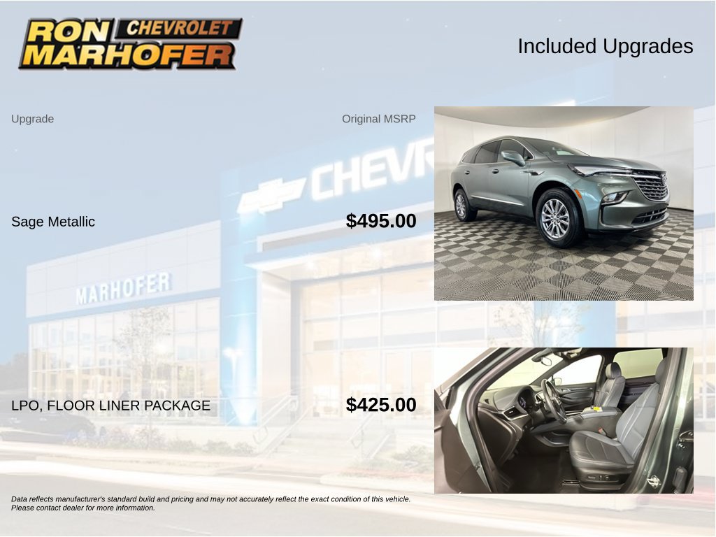 Used 2023 Buick Enclave Essence w/ LPO, Floor Liner Package FWD image 6
