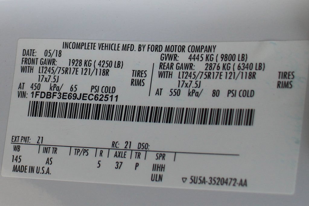 Used 2018 Ford F350 XL w/ Power Equipment Group RWD image 40