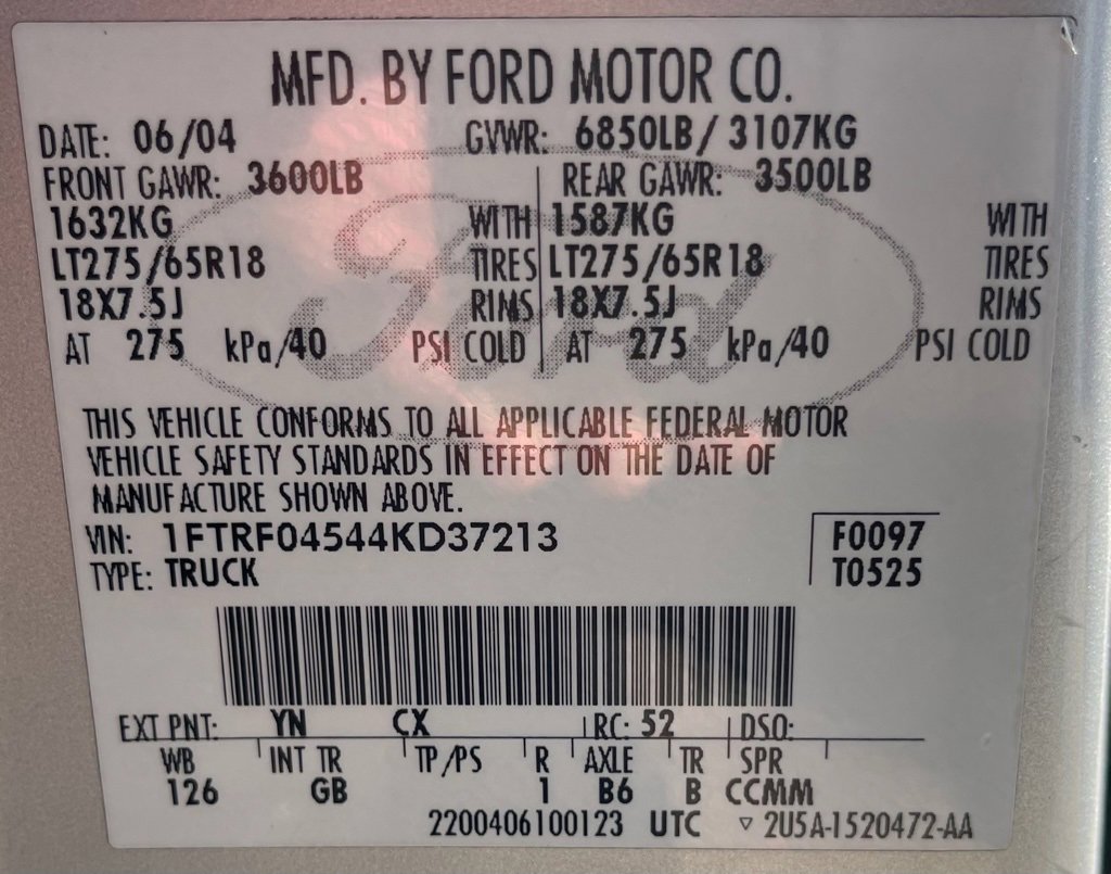 Used 2004 Ford F150 FX4 image 29