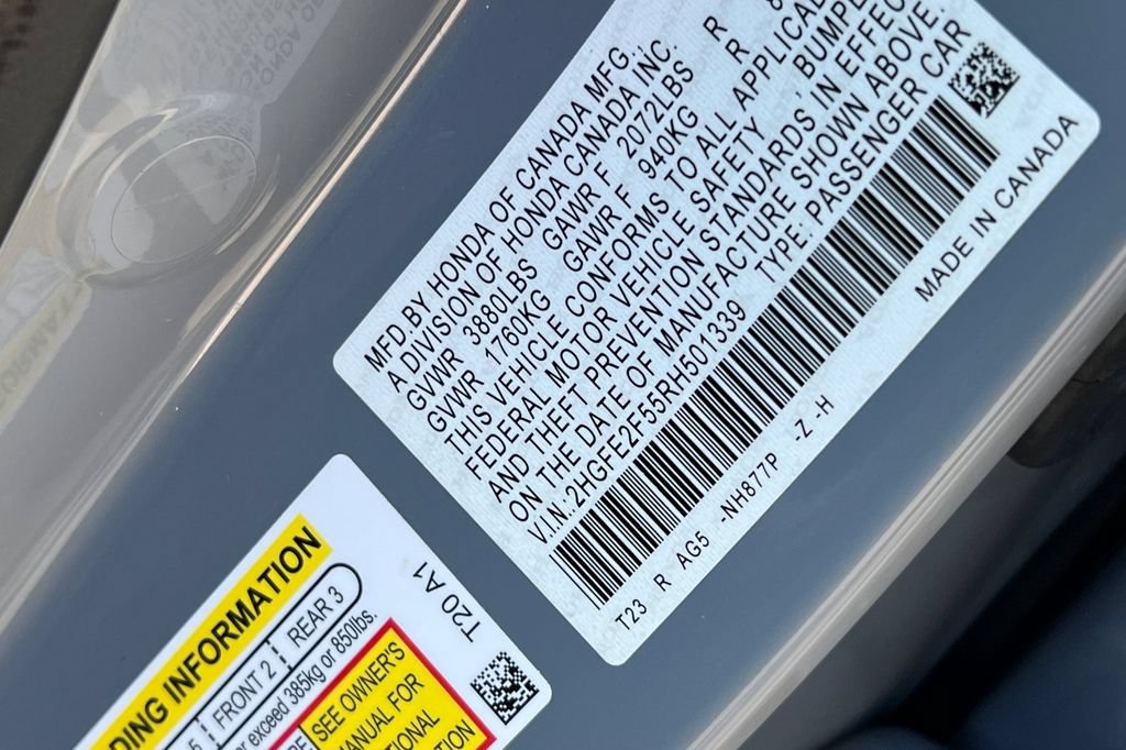 Certified 2024 Honda Civic Sport image 27