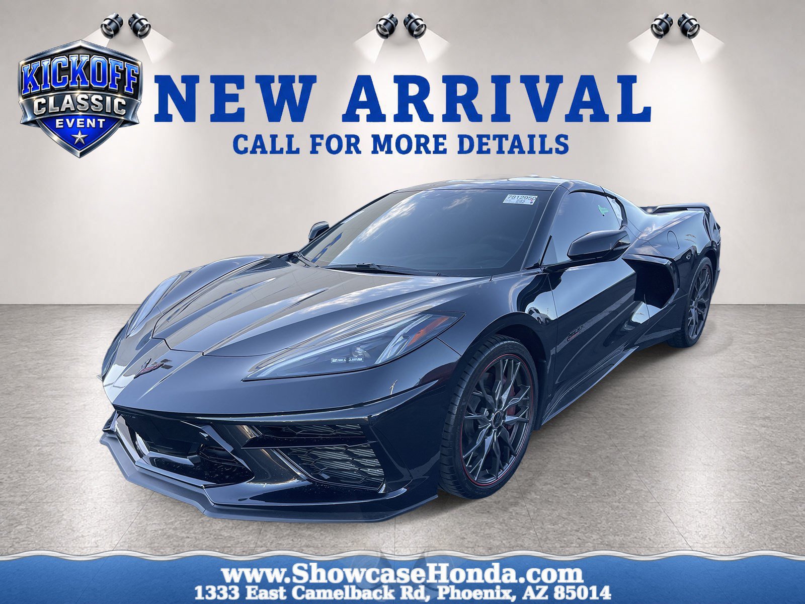 Used 2023 Chevrolet Corvette Stingray Premium Cpe w/ Z51 Performance Package RWD image 1