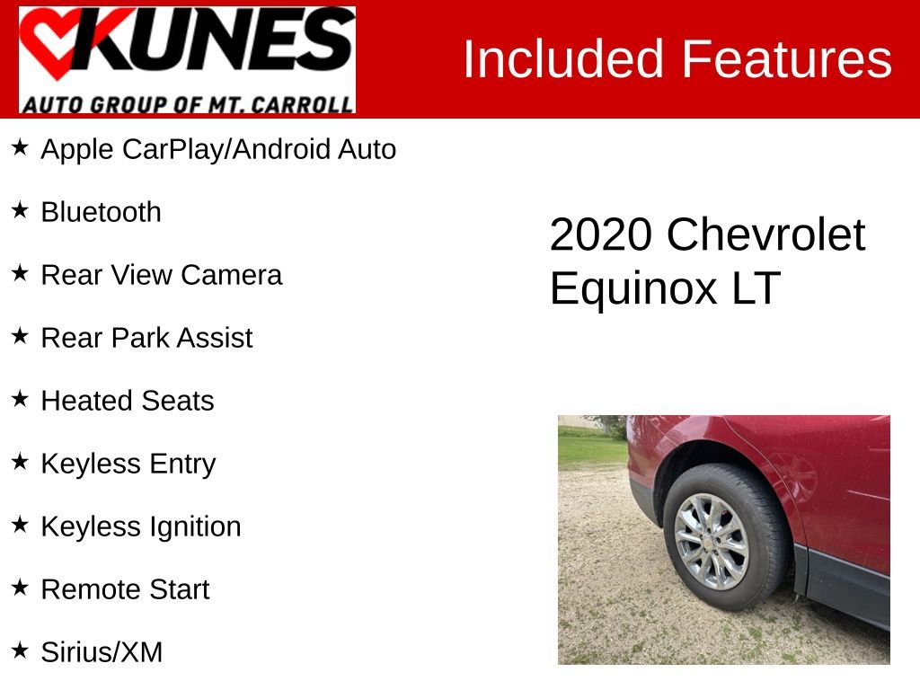Used 2020 Chevrolet Equinox LT AWD/4WD image 3
