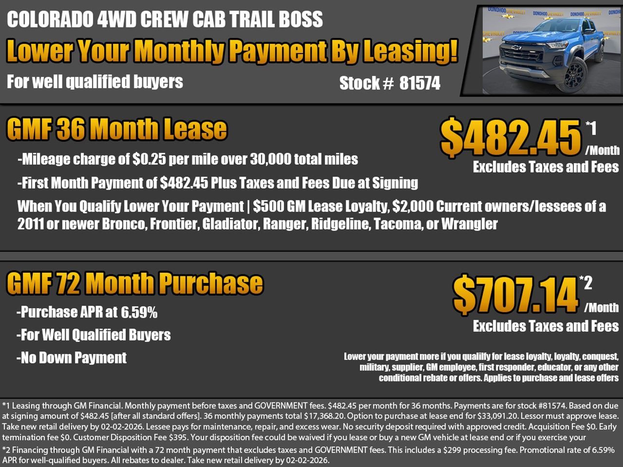 New 2026 Chevrolet Colorado Trail Boss image 2