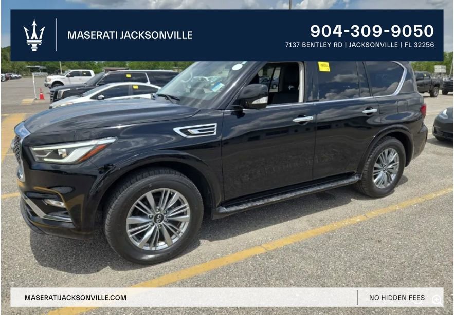 Used 2022 INFINITI QX80 Luxe w/ Cargo Package AWD/4WD image 1