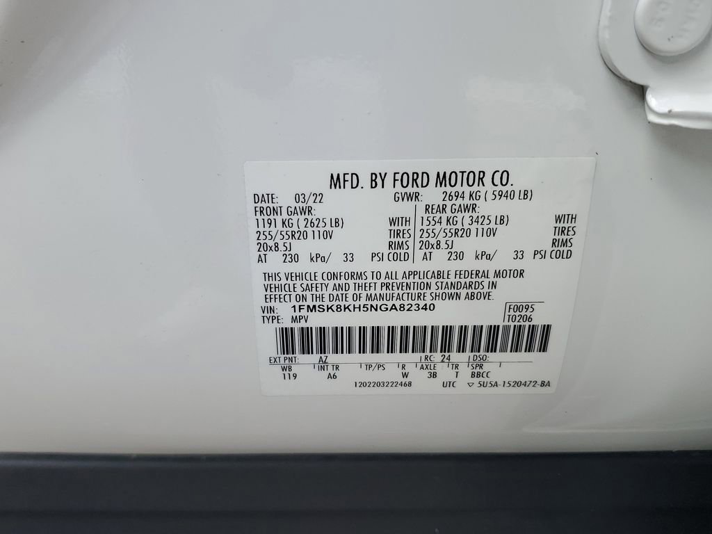 Used 2022 Ford Explorer ST-Line w/ Class IV Trailer Tow Package image 33