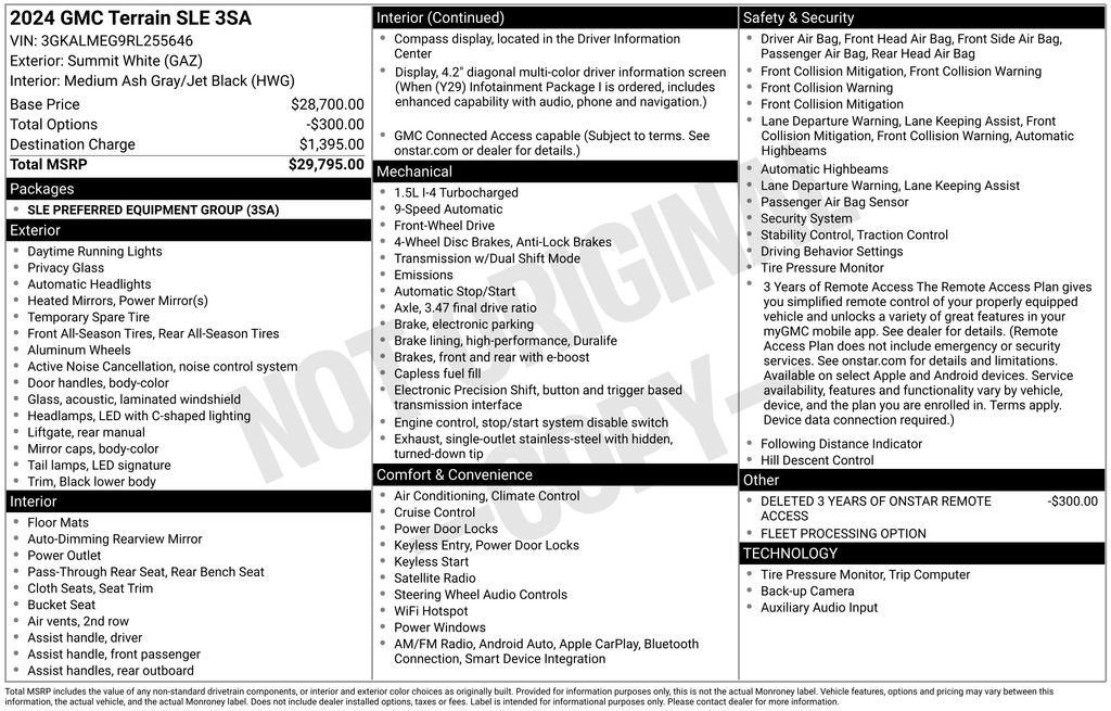 Used 2024 GMC Terrain SLE FWD image 31