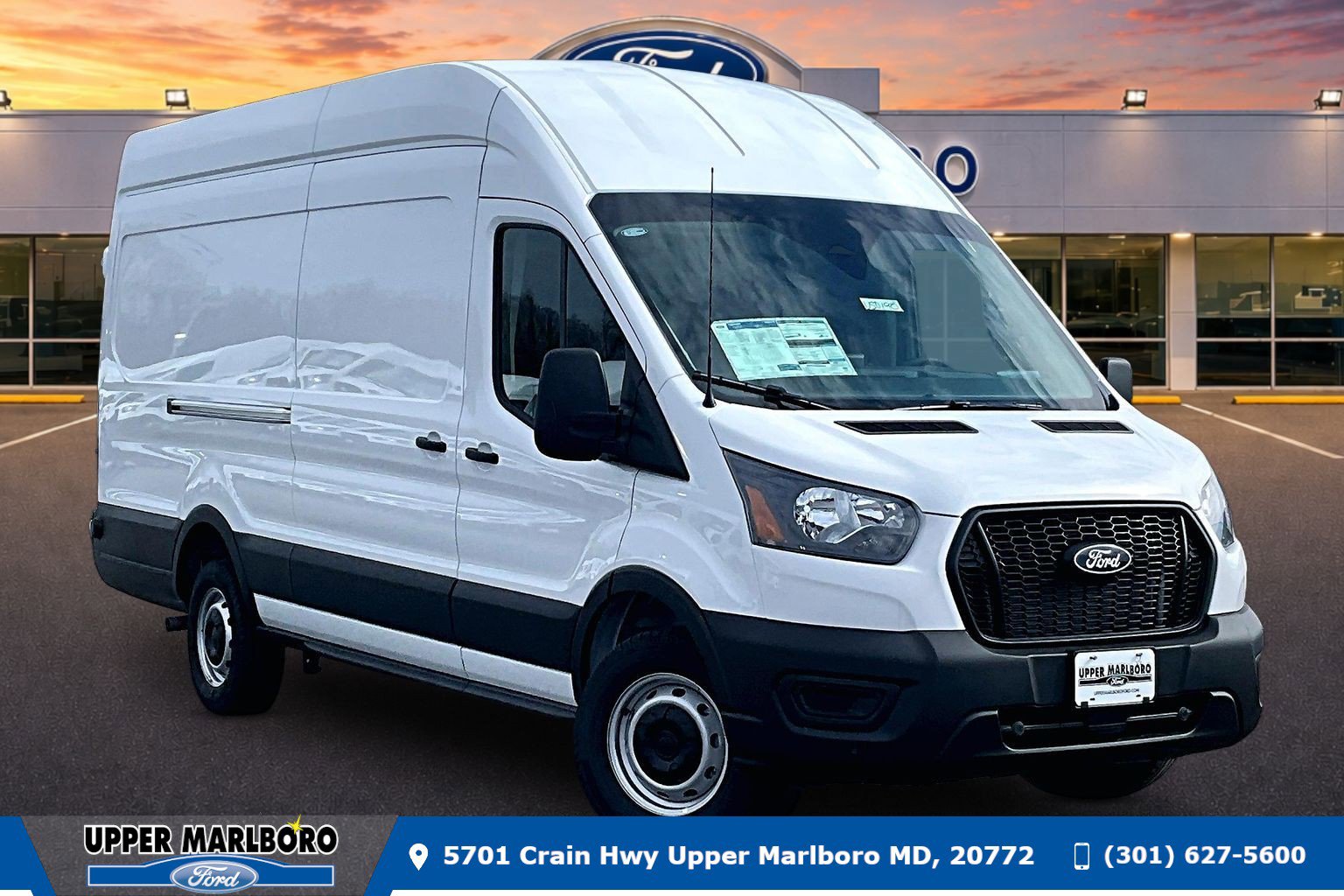 New 2026 Ford Transit 350 148 High Roof Extended w/ Load Area Protection Package RWD image 1