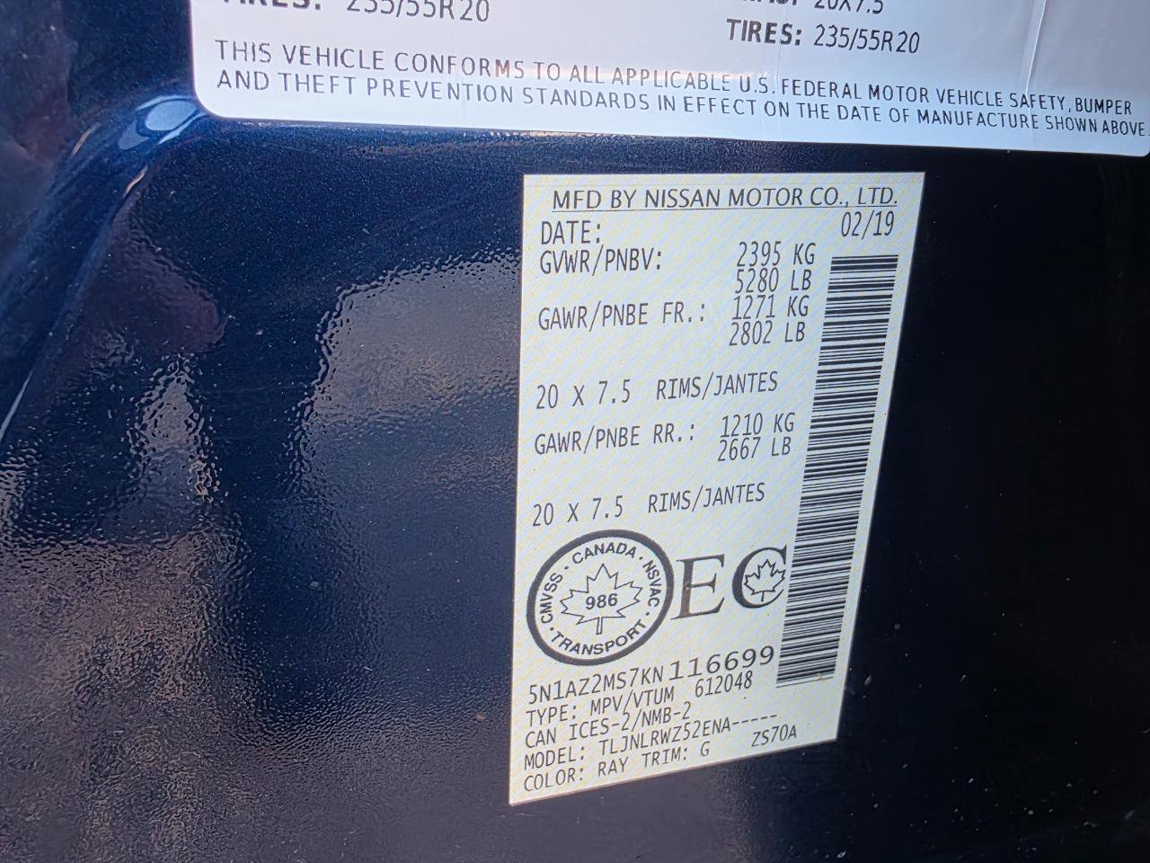 Used 2019 Nissan Murano SL image 34