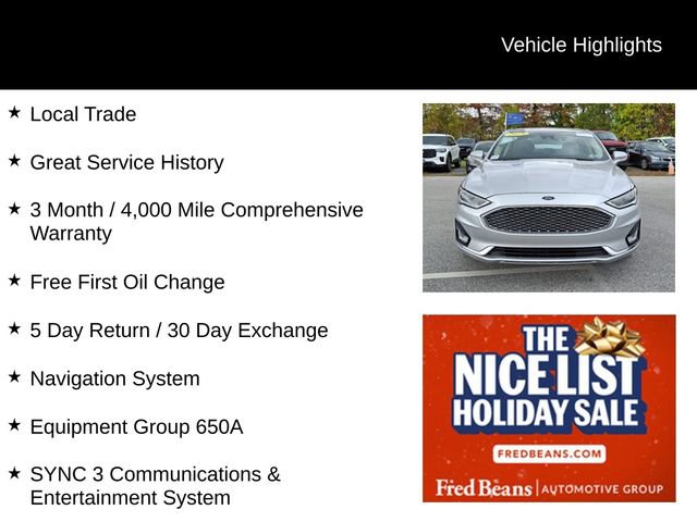 Certified 2019 Ford Fusion Titanium image 3