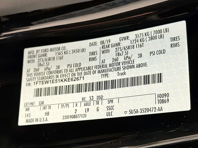 Used 2019 Ford F150 Lariat w/ Trailer Tow Package image 25