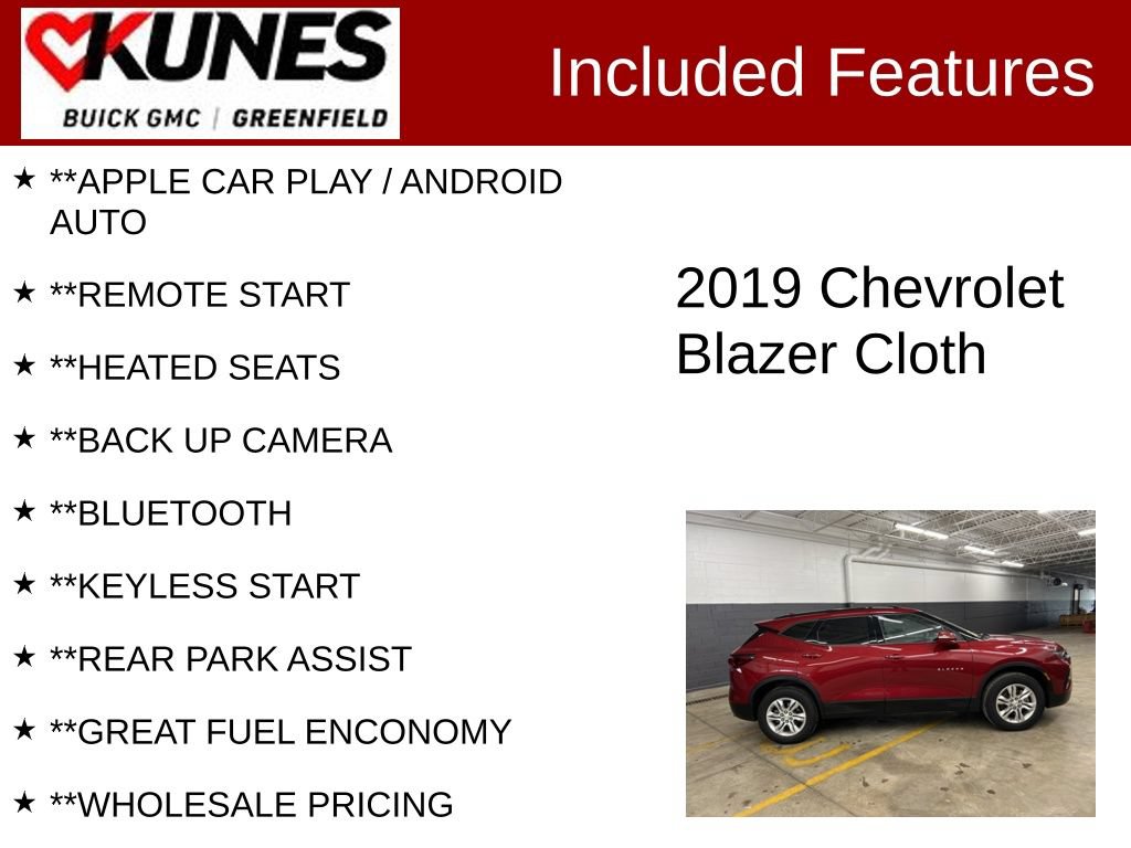 Used 2019 Chevrolet Blazer LT FWD image 2