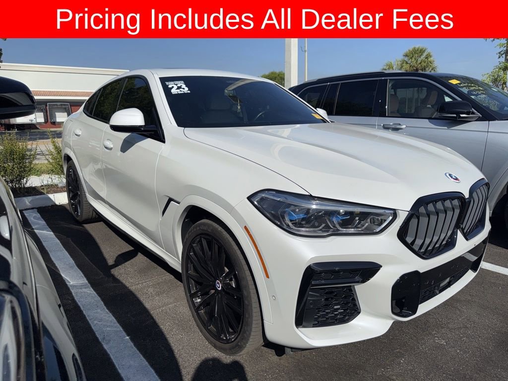 Used 2023 BMW X6 M50i w/ Executive Package AWD/4WD image 3