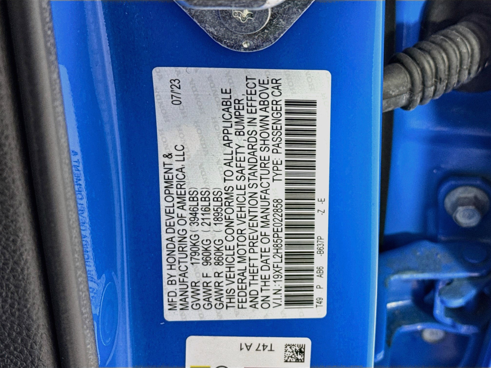 Certified 2023 Honda Civic Sport image 29