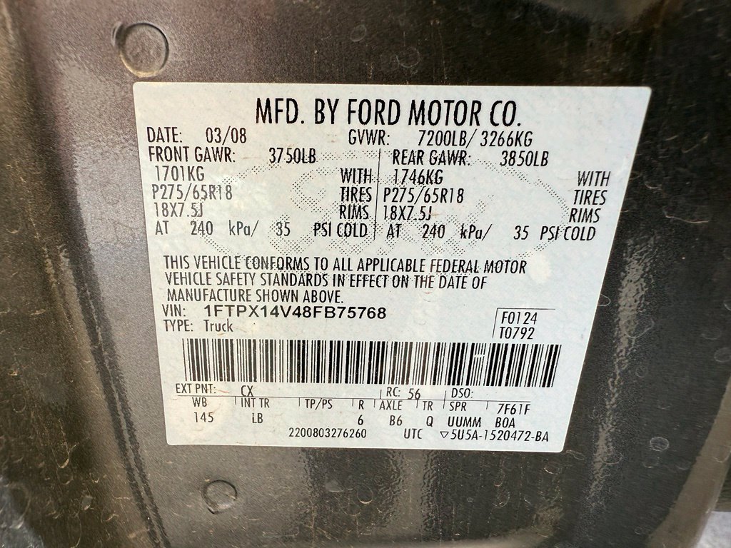 Used 2008 Ford F150 FX4 AWD/4WD image 21