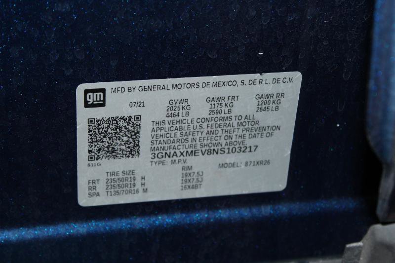 Used 2022 Chevrolet Equinox RS w/ RS Leather Package image 10