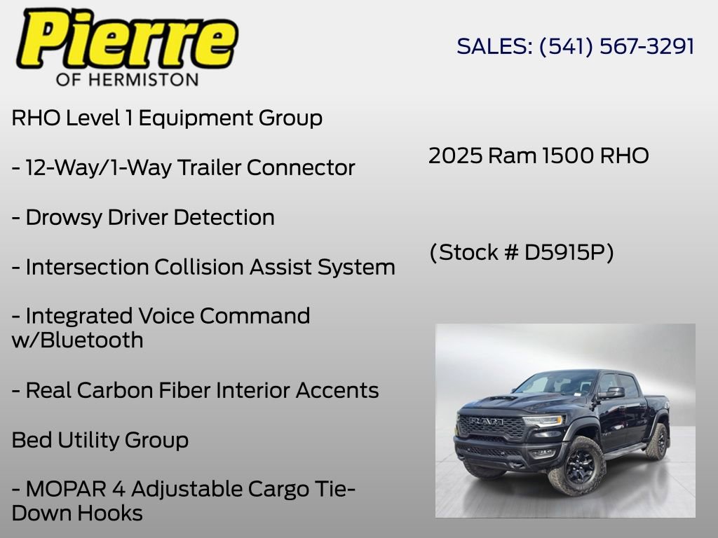 Used 2025 RAM 1500 RHO w/ RHO Level 1 Equipment Group AWD/4WD image 36
